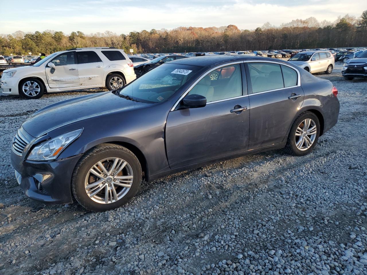 Image 1 of 2012 INFINITI G25 BASE 2012 with VIN JN1DV6AP7CM700082