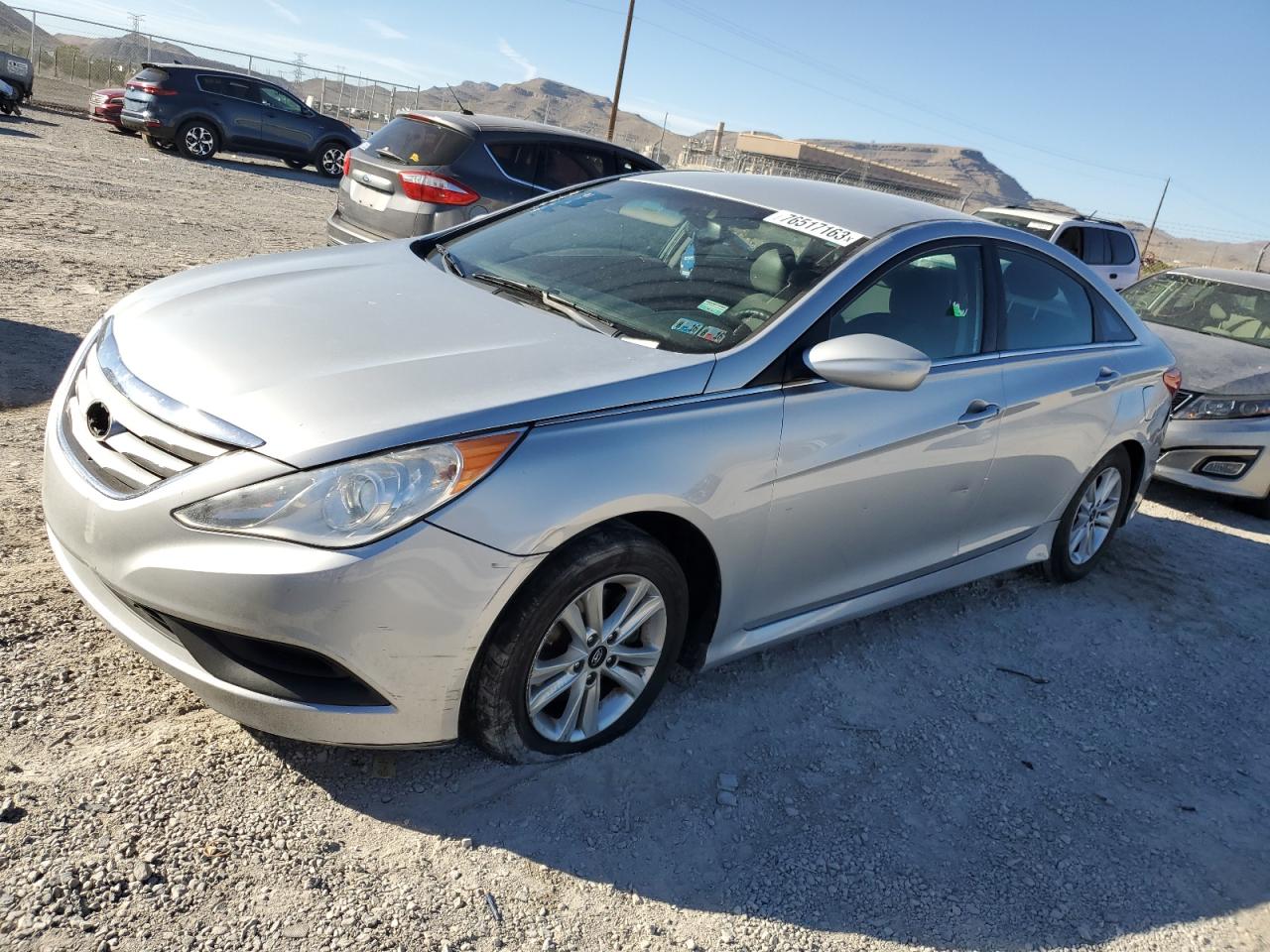 Image 1 of 2014 HYUNDAI SONATA GLS 2014 with VIN 5NPEB4AC2EH841277