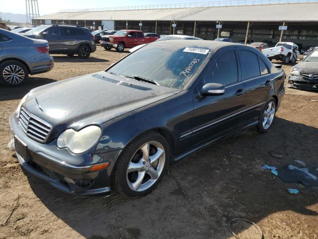 Image 1 of 2005 MERCEDES-BENZ C 230K SPORT SEDAN 2005 with VIN WDBRF40JX5F615972
