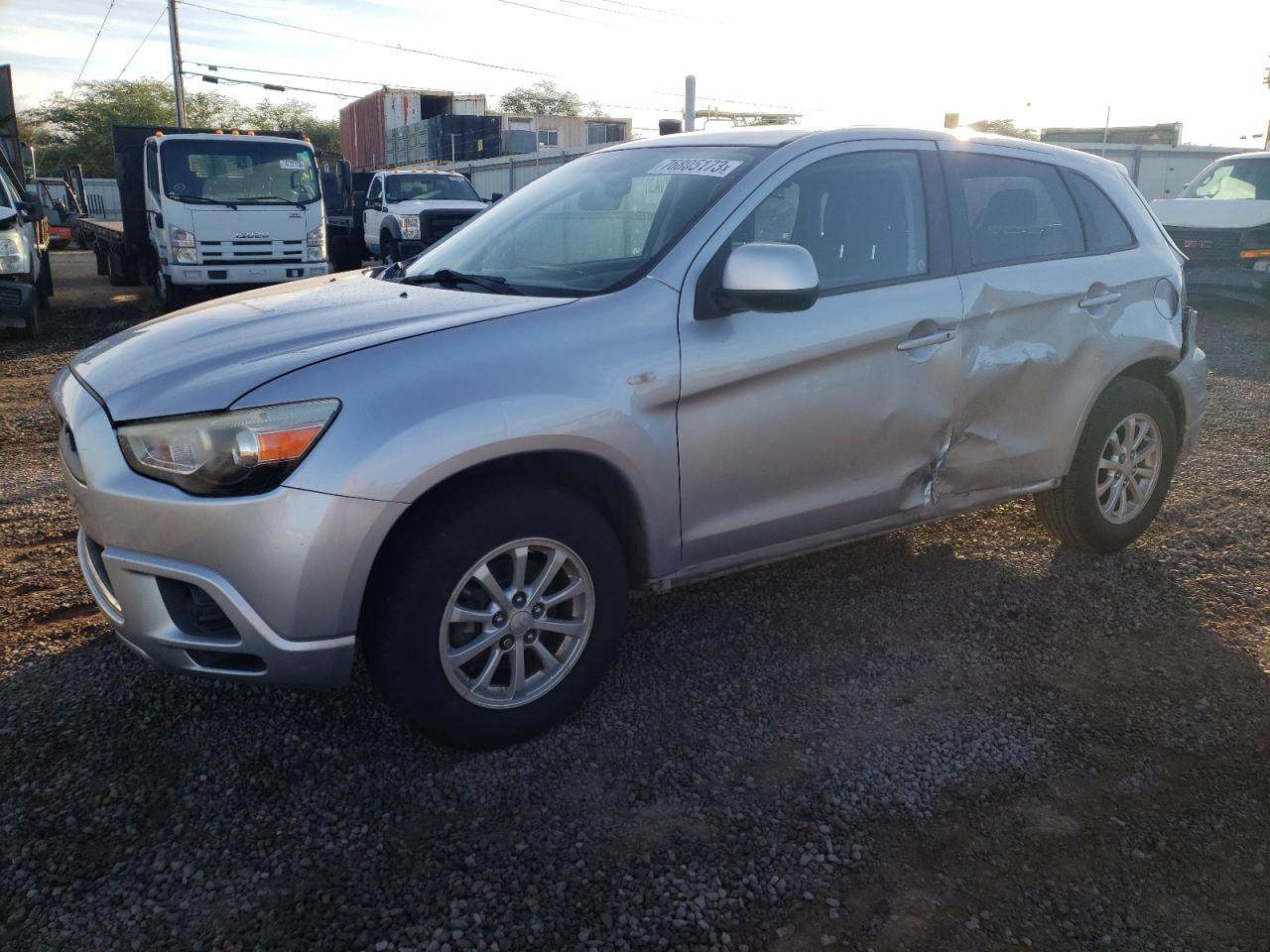 Image 1 of 2012 MITSUBISHI OUTLANDER SPORT ES 2012 with VIN JA4AP3AU2CZ000577