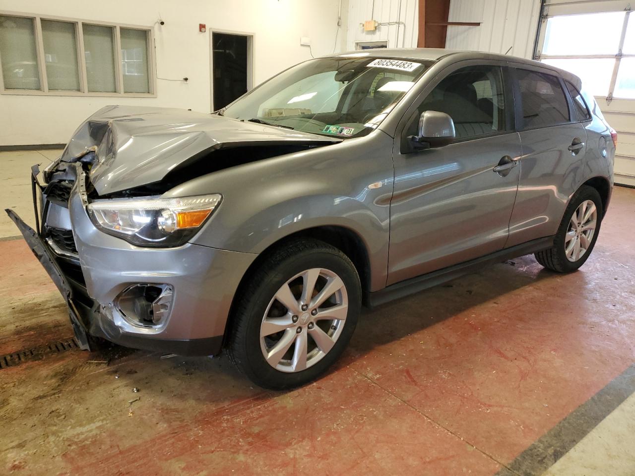 Image 1 of 2014 MITSUBISHI OUTLANDER SPORT ES 2014 with VIN 4A4AR3AU7EE025459