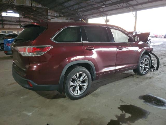 Image 3 of 2014 TOYOTA HIGHLANDER LE 2014 with VIN 5TDBKRFH2ES039259