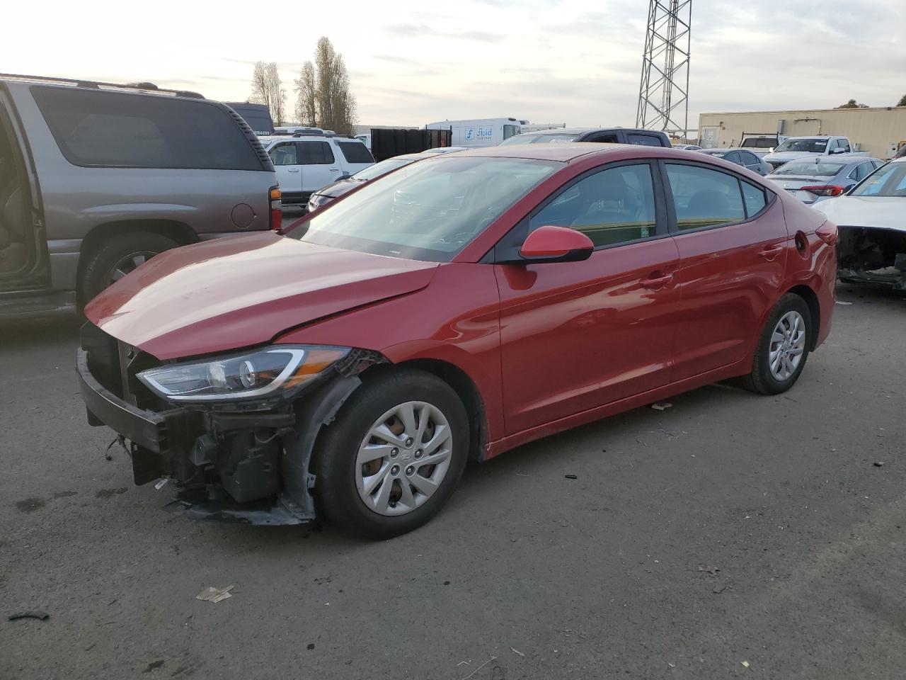 Image 1 of 2017 HYUNDAI ELANTRA SE 2017 with VIN KMHD74LF8HU093676