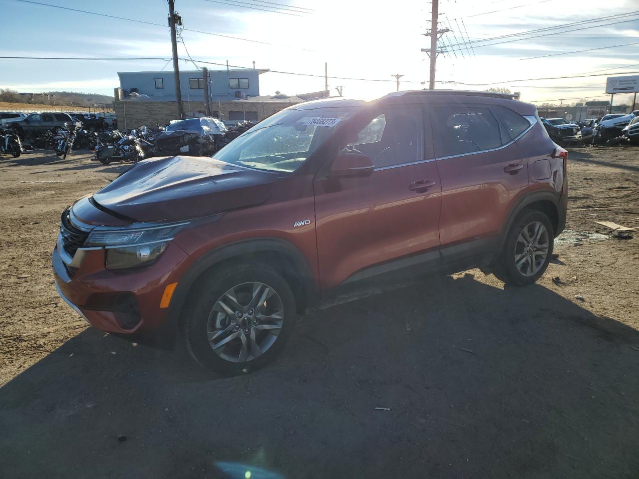 Image 1 of 2022 KIA SELTOS S 2022 with VIN KNDEUCAA8N7280252