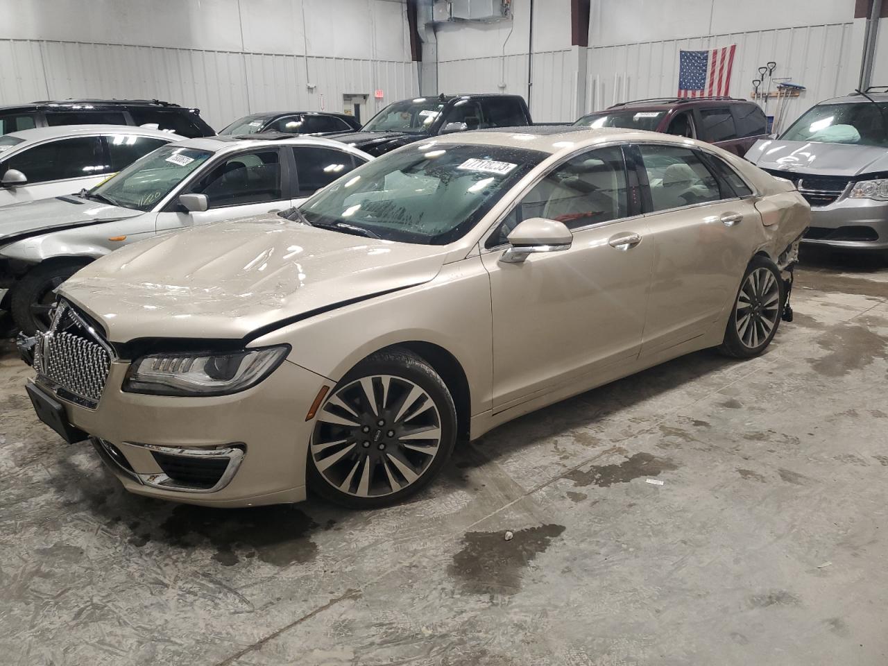 Image 1 of 2017 LINCOLN MKZ RESERVE 2017 with VIN 3LN6L5E99HR649731