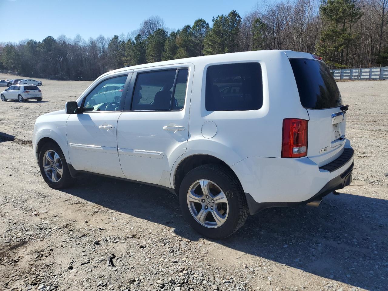 Image 2 of 2013 HONDA PILOT EXL 2013 with VIN 5FNYF3H57DB015055