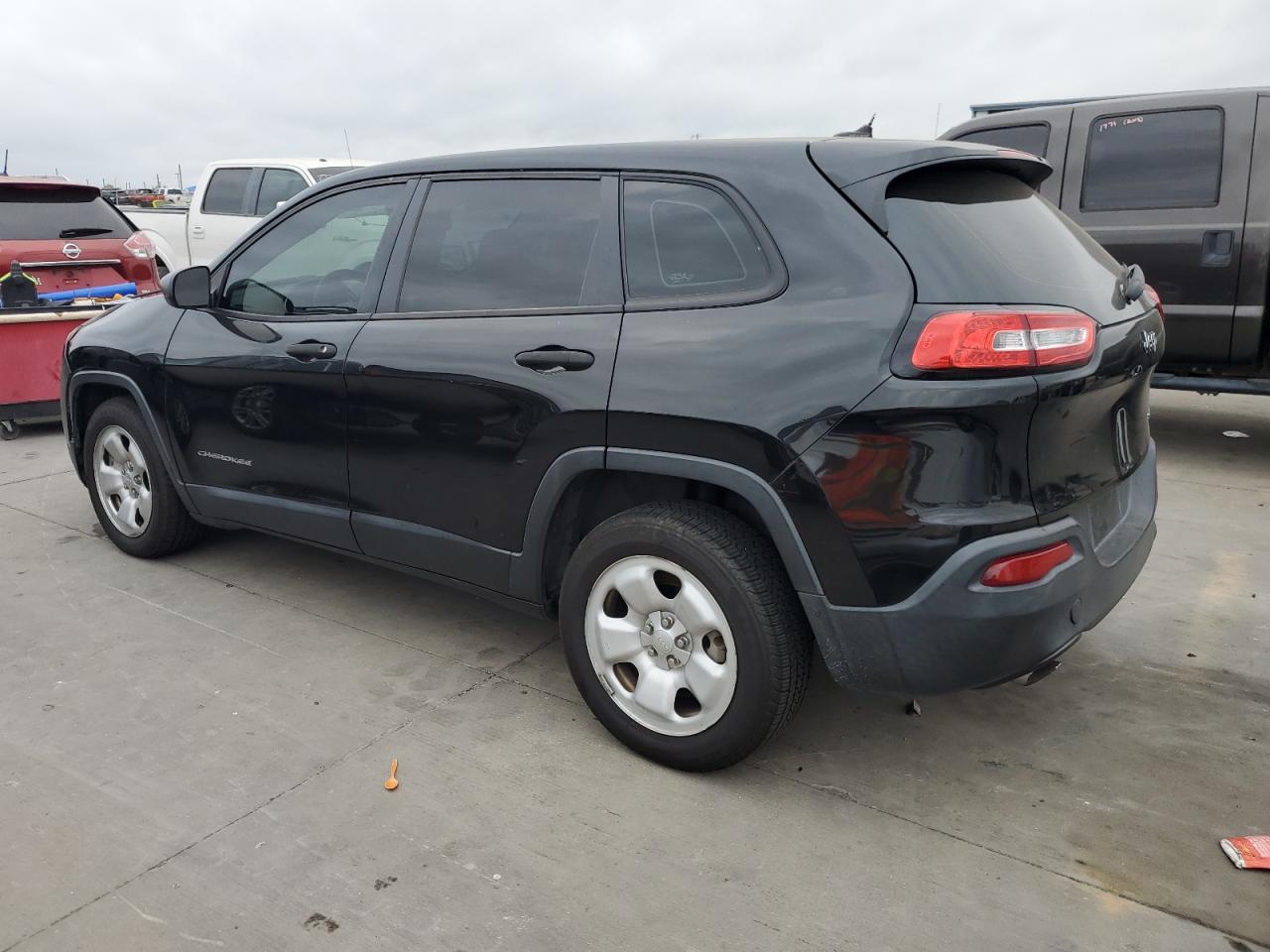 Image 2 of 2014 JEEP CHEROKEE SPORT 2014 with VIN 1C4PJLAB9EW104777