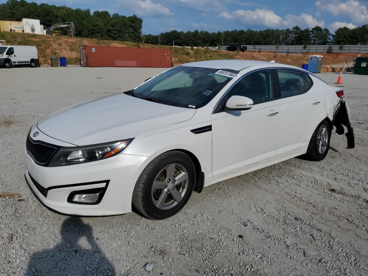Image 1 of 2014 KIA OPTIMA LX 2014 with VIN 5XXGM4A75EG271938