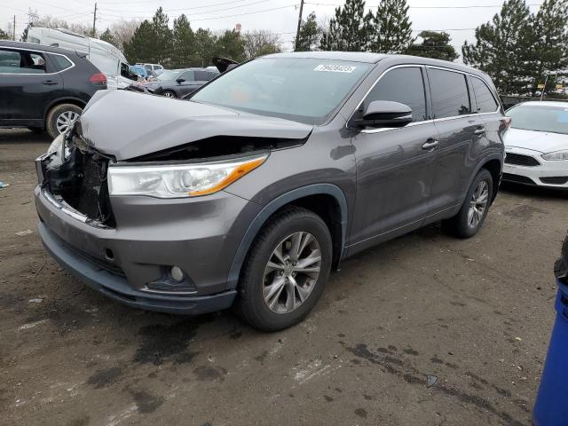 2014 TOYOTA HIGHLANDER LE 2014 image
