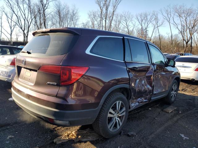 Image 3 of 2017 HONDA PILOT EXL 2017 with VIN 5FNYF6H56HB004829