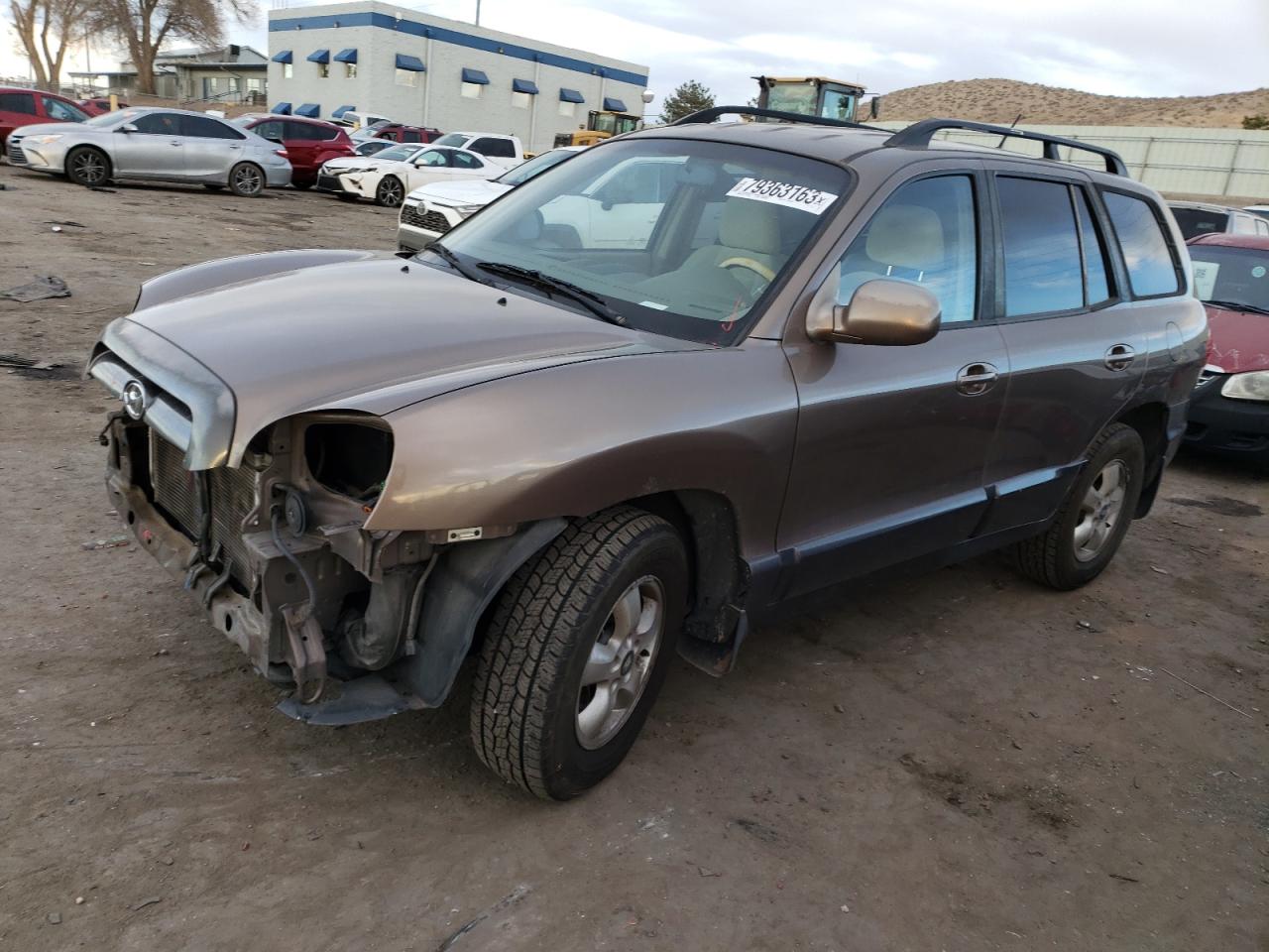 Image 1 of 2006 HYUNDAI SANTA FE GLS 2006 with VIN KM8SC13D56U033285