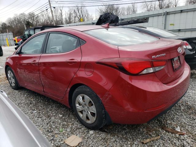 Изображение 2 2016 HYUNDAI ELANTRA SE 2016 с VIN KMHDH4AE4GU542373