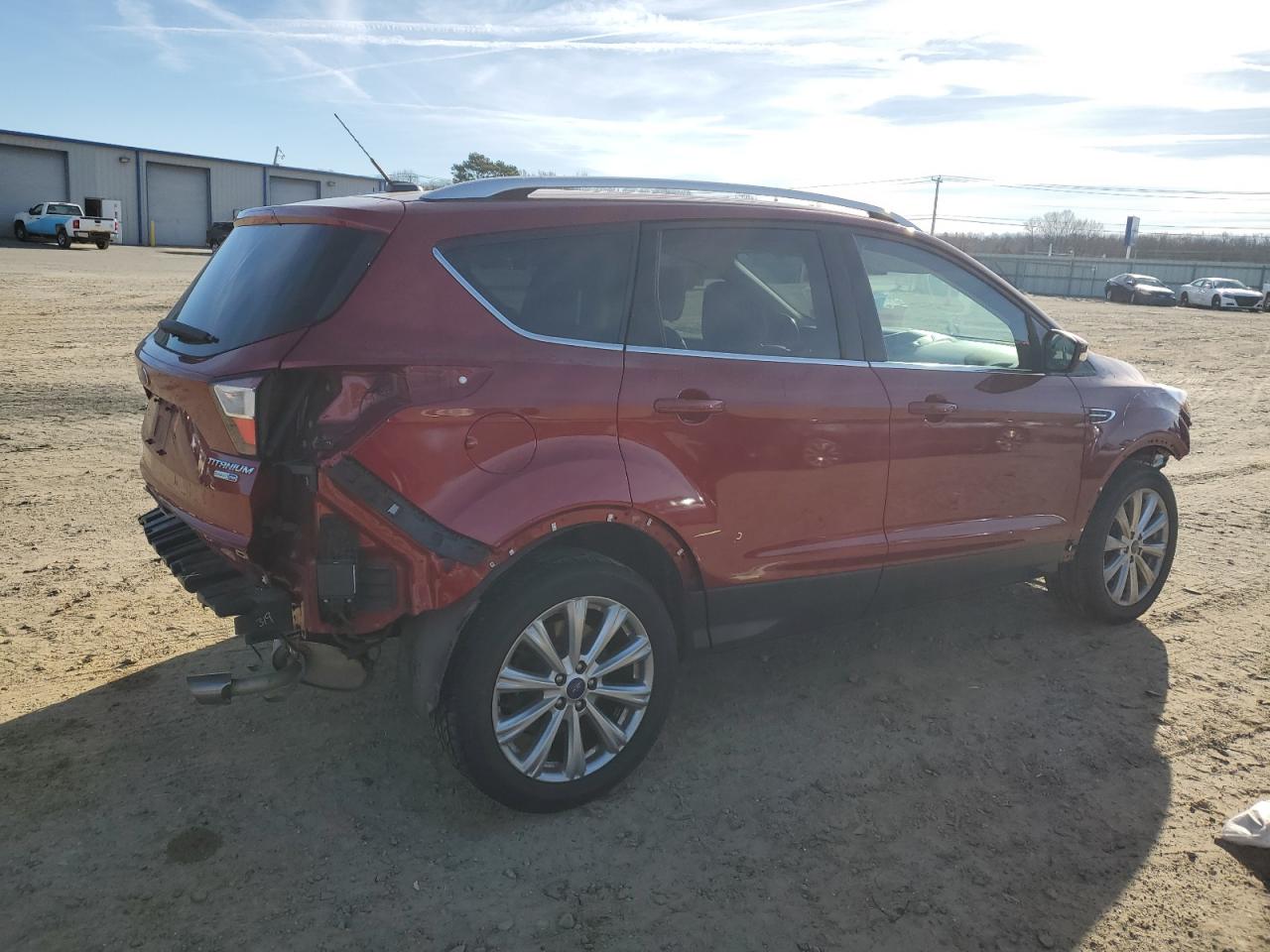 Image 3 of 2017 FORD ESCAPE TITANIUM 2017 with VIN 1FMCU9J93HUD72676