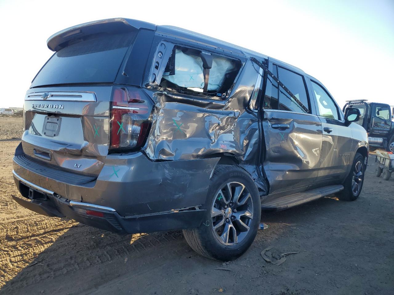 Obraz 3 z 2021 CHEVROLET SUBURBAN K1500 LT 2021 z VIN 1GNSKCKD1MR491708