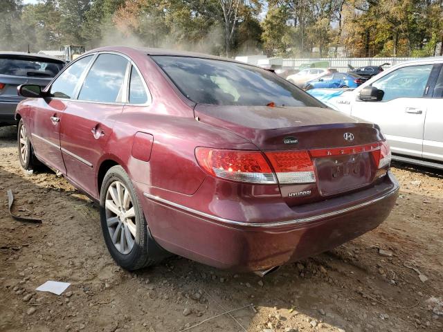 Изображение 3 2009 HYUNDAI AZERA SE 2009 с VIN KMHFC46FX9A358973