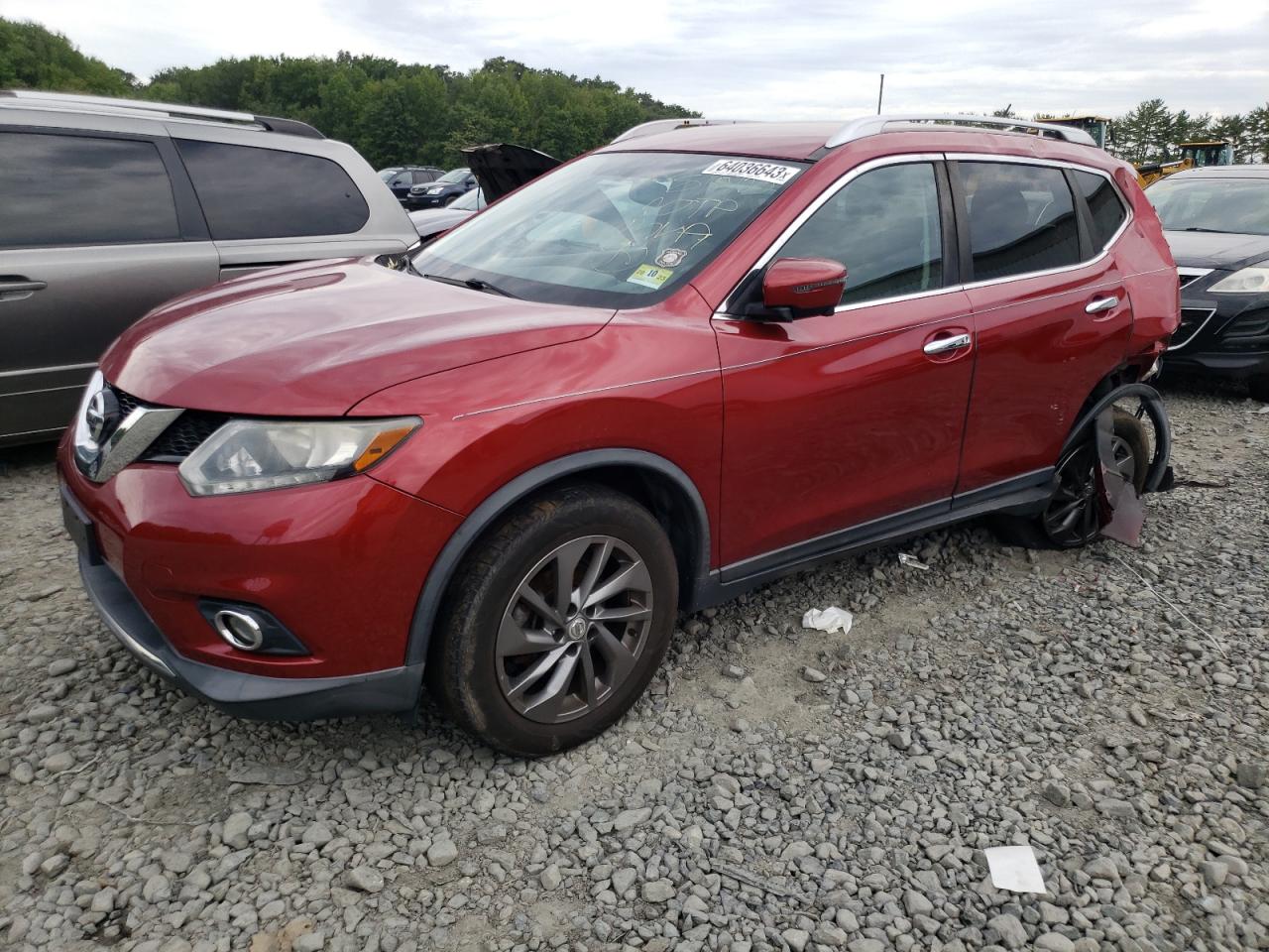 Image 1 of 2016 NISSAN ROGUE S 2016 with VIN KNMAT2MV7GP669977