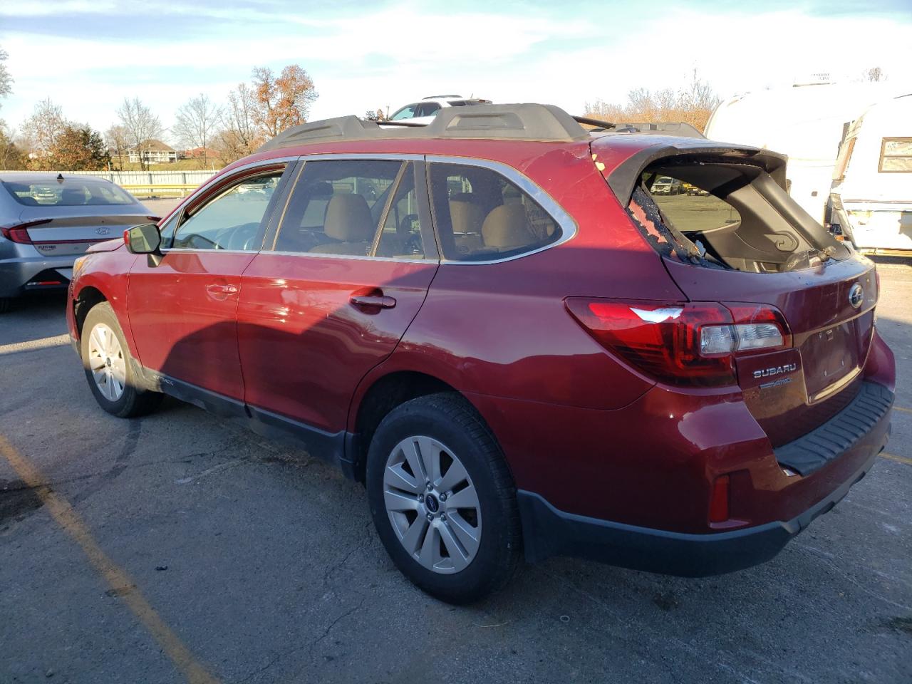 Image 2 of 2015 SUBARU OUTBACK 2.5I PREMIUM 2015 with VIN 4S4BSBCC7F3356405