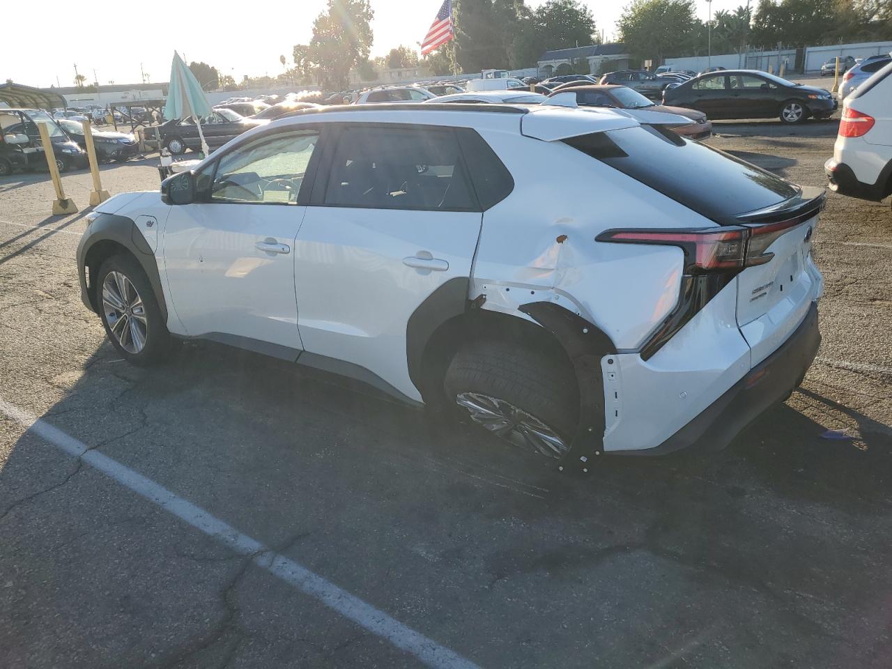 Image 2 of 2023 SUBARU SOLTERRA PREMIUM 2023 with VIN JTMABABA5PA024535