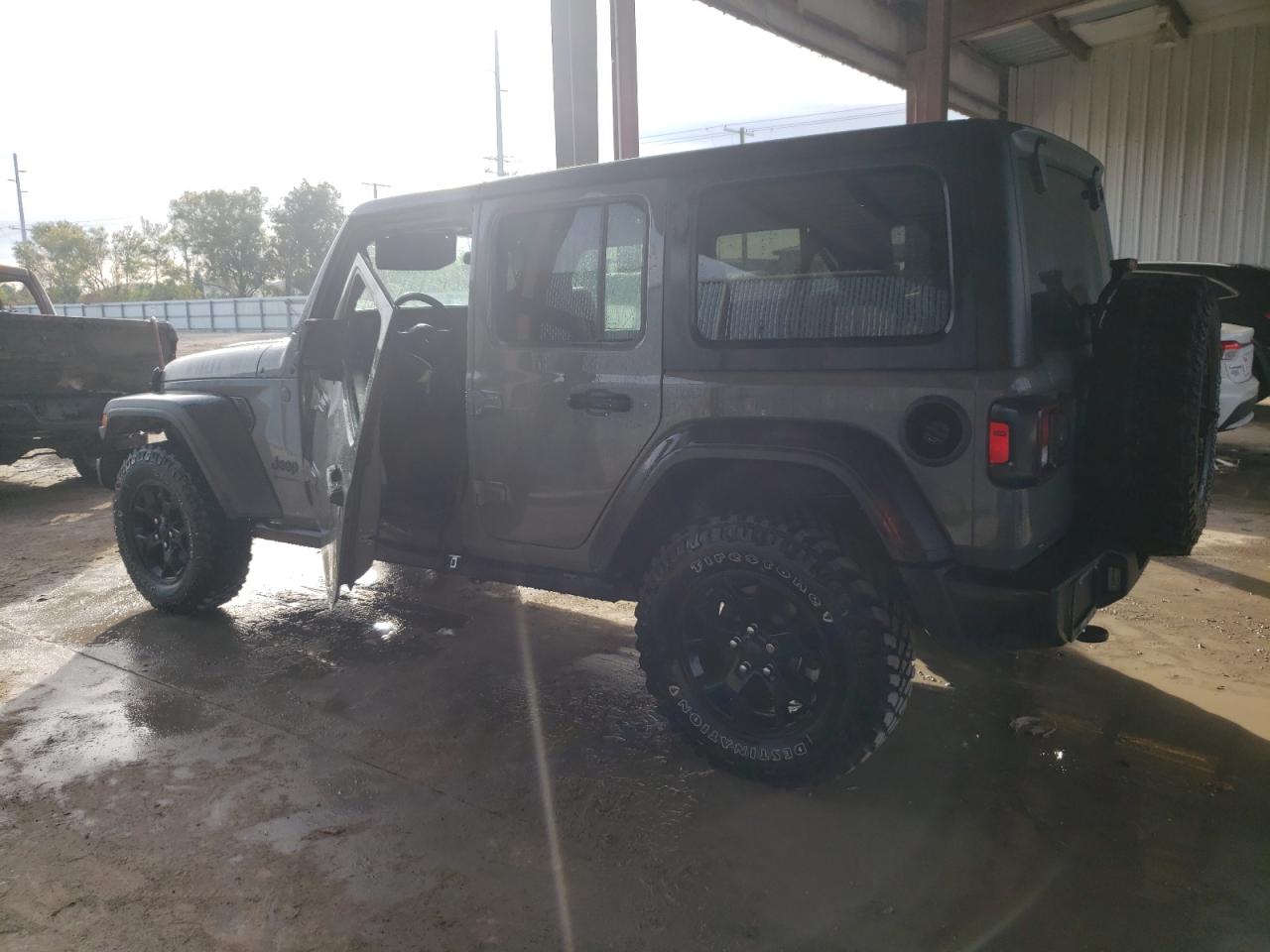Image 2 of 2023 JEEP WRANGLER SPORT 2023 with VIN 1C4HJXDN5PW543995