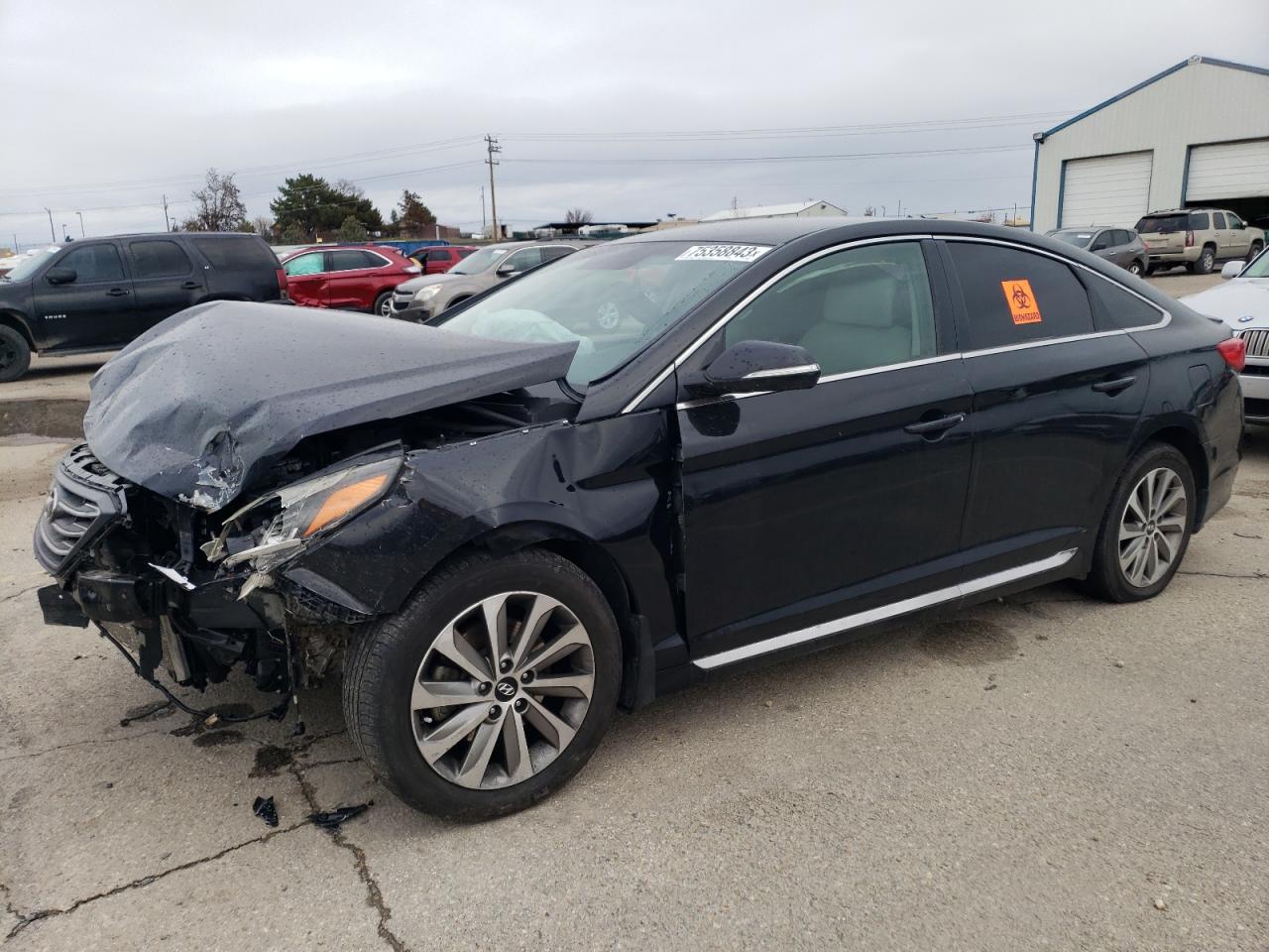 Image 1 of 2016 HYUNDAI SONATA SPORT 2016 with VIN 5NPE34AF6GH284688