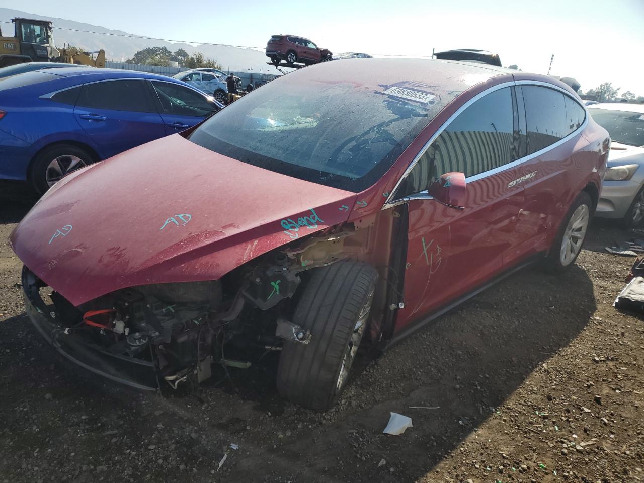 Изображение 1 2020 TESLA MODEL X  2020 с VIN 5YJXCAE2XLF283079