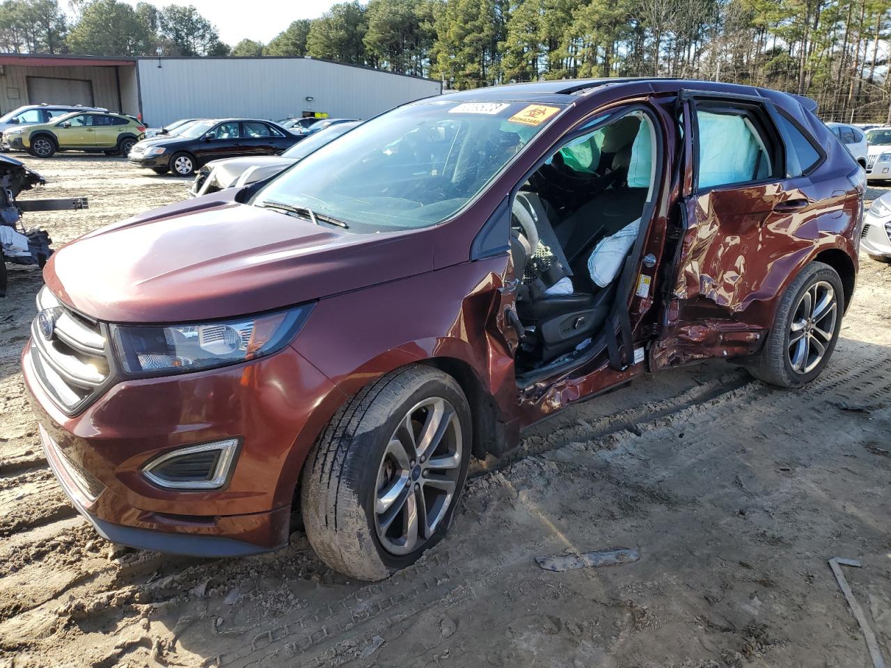 Image 1 of 2015 FORD EDGE SPORT 2015 with VIN 2FMTK4APXFBB37704