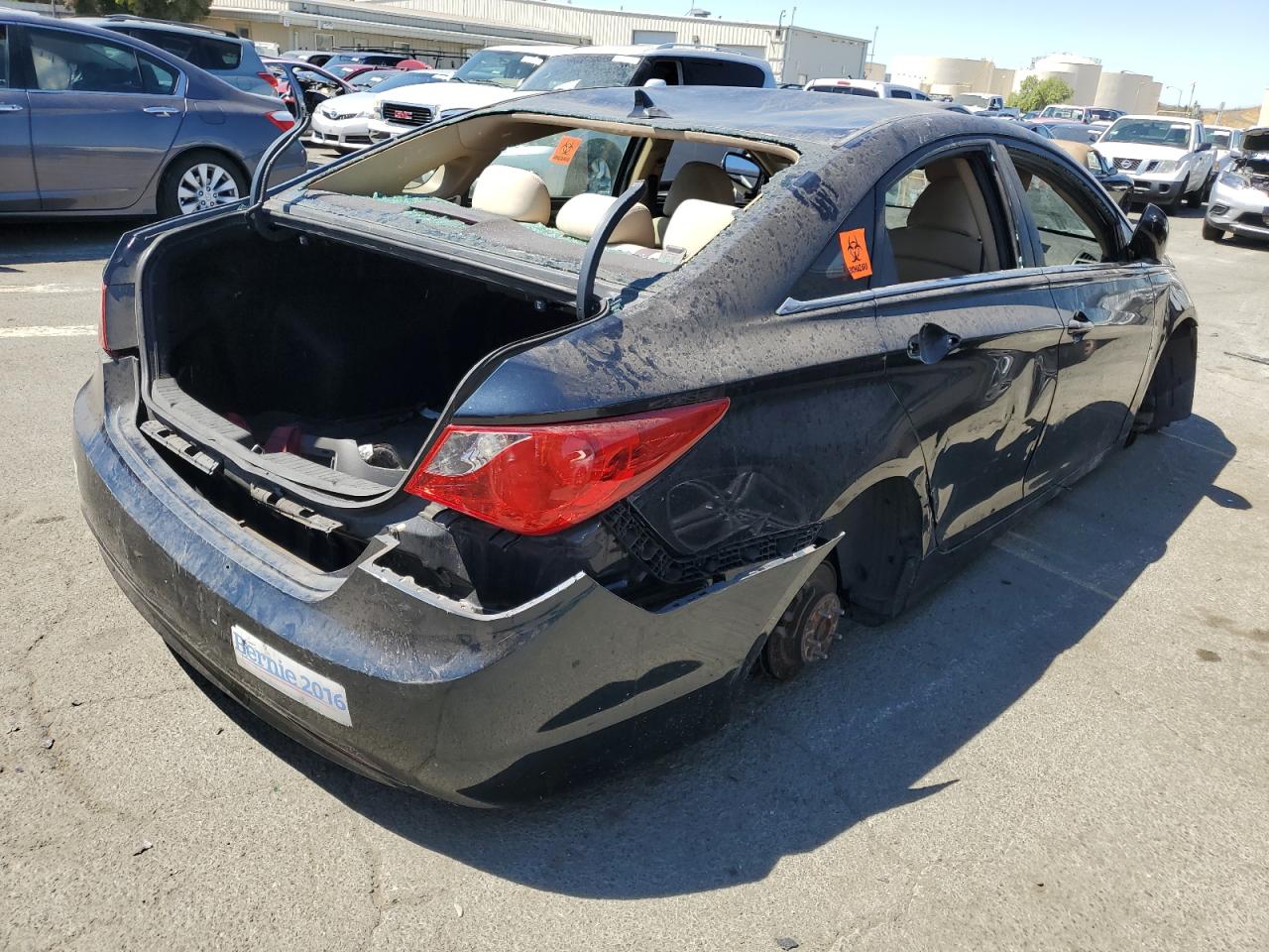 Image 3 of 2011 HYUNDAI SONATA GLS 2011 with VIN 5NPEB4AC5BH045120