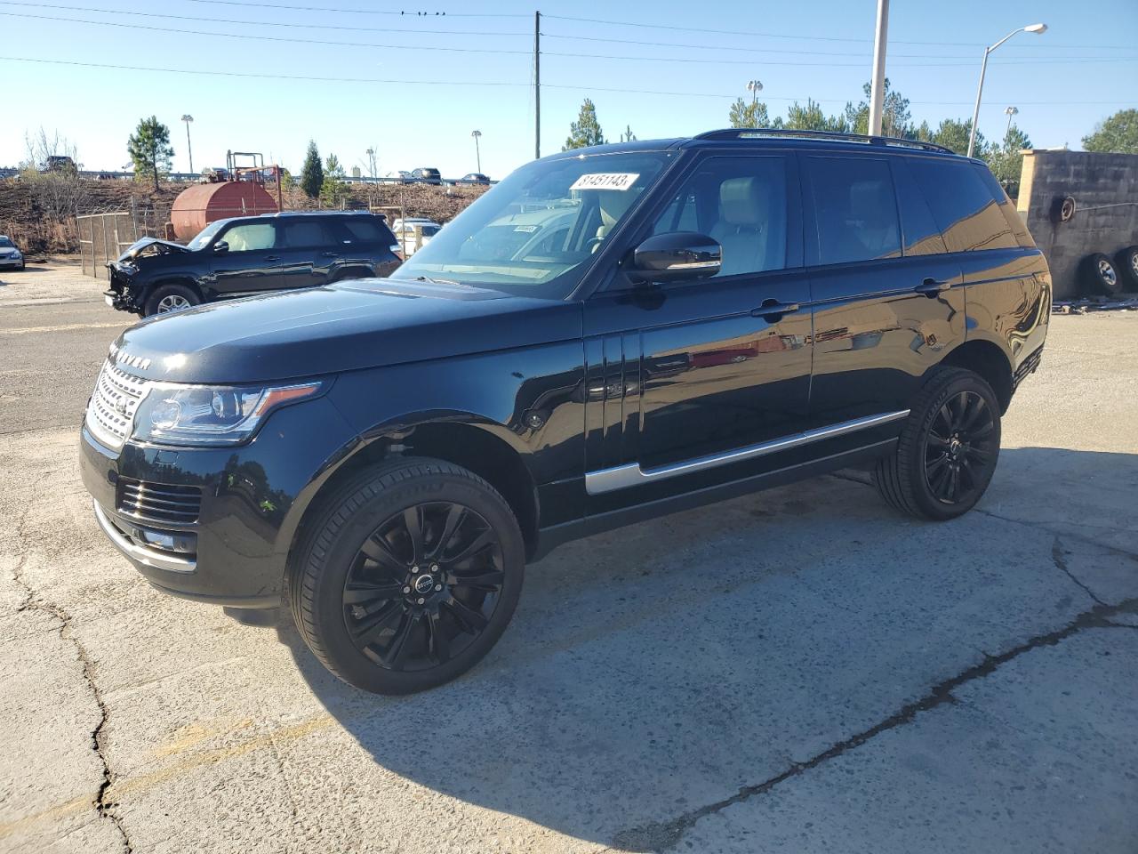 Image 1 of 2015 LAND ROVER RANGE ROVER SUPERCHARGED 2015 with VIN SALGS2TF3FA239106