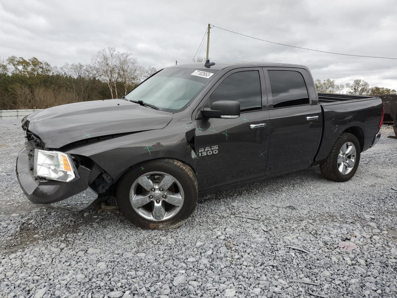 Image 1 of 2016 RAM 1500 SLT 2016 with VIN 3C6RR7LT8GG365017