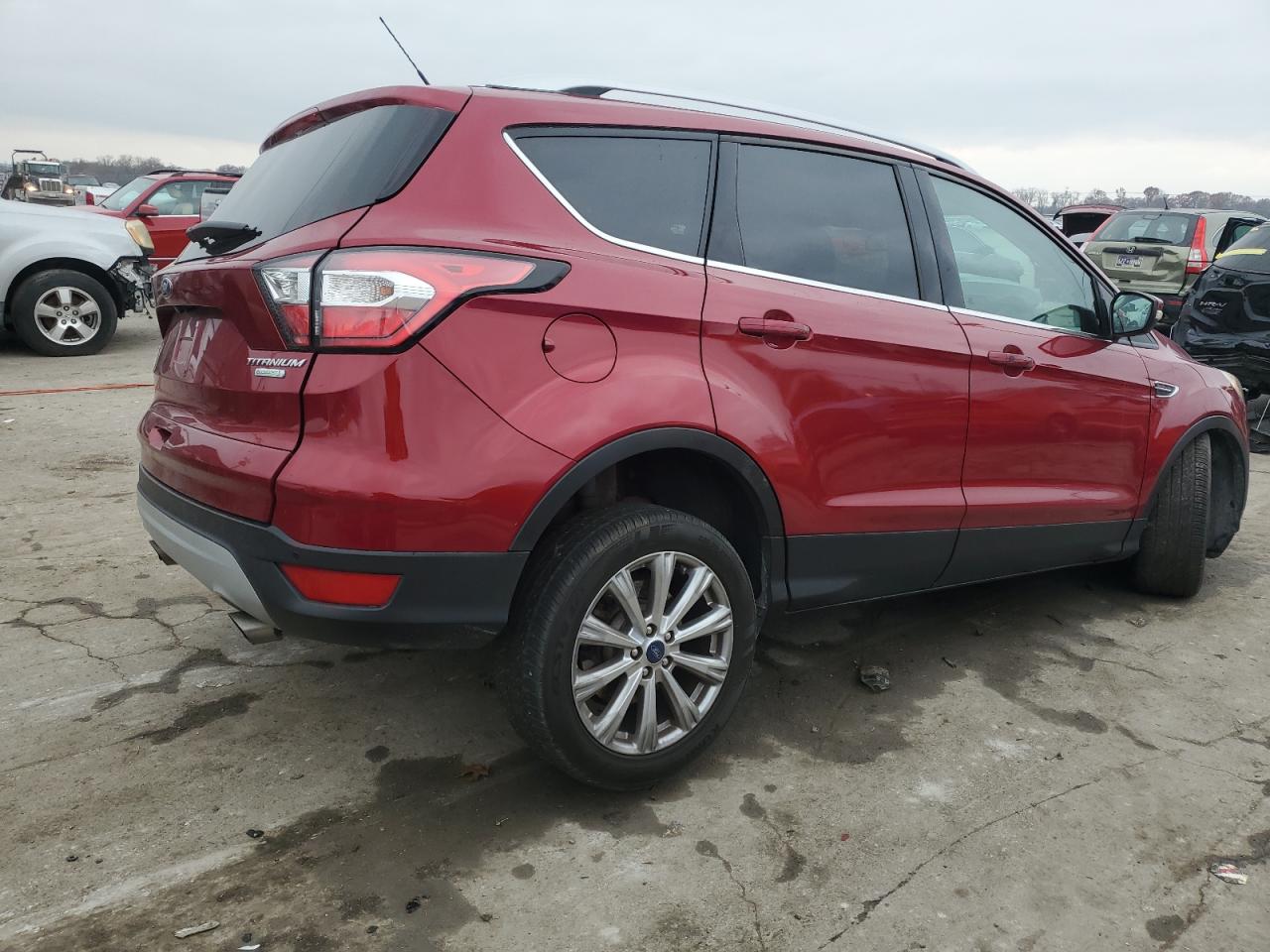 Image 3 of 2017 FORD ESCAPE TITANIUM 2017 with VIN 1FMCU0J9XHUD31991