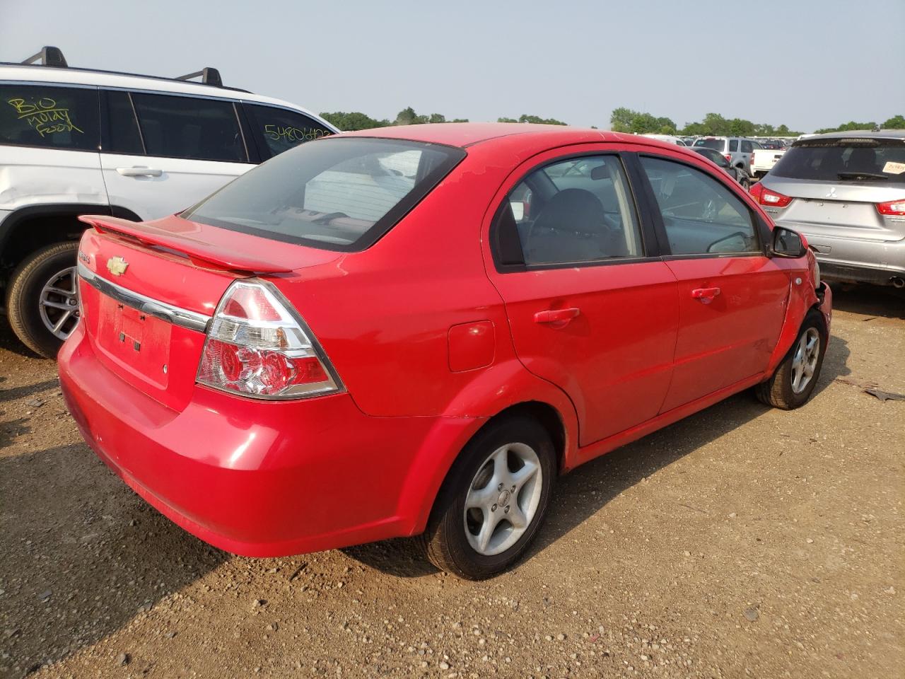 Image 3 of 2007 CHEVROLET AVEO BASE 2007 with VIN KL1TD56657B042504