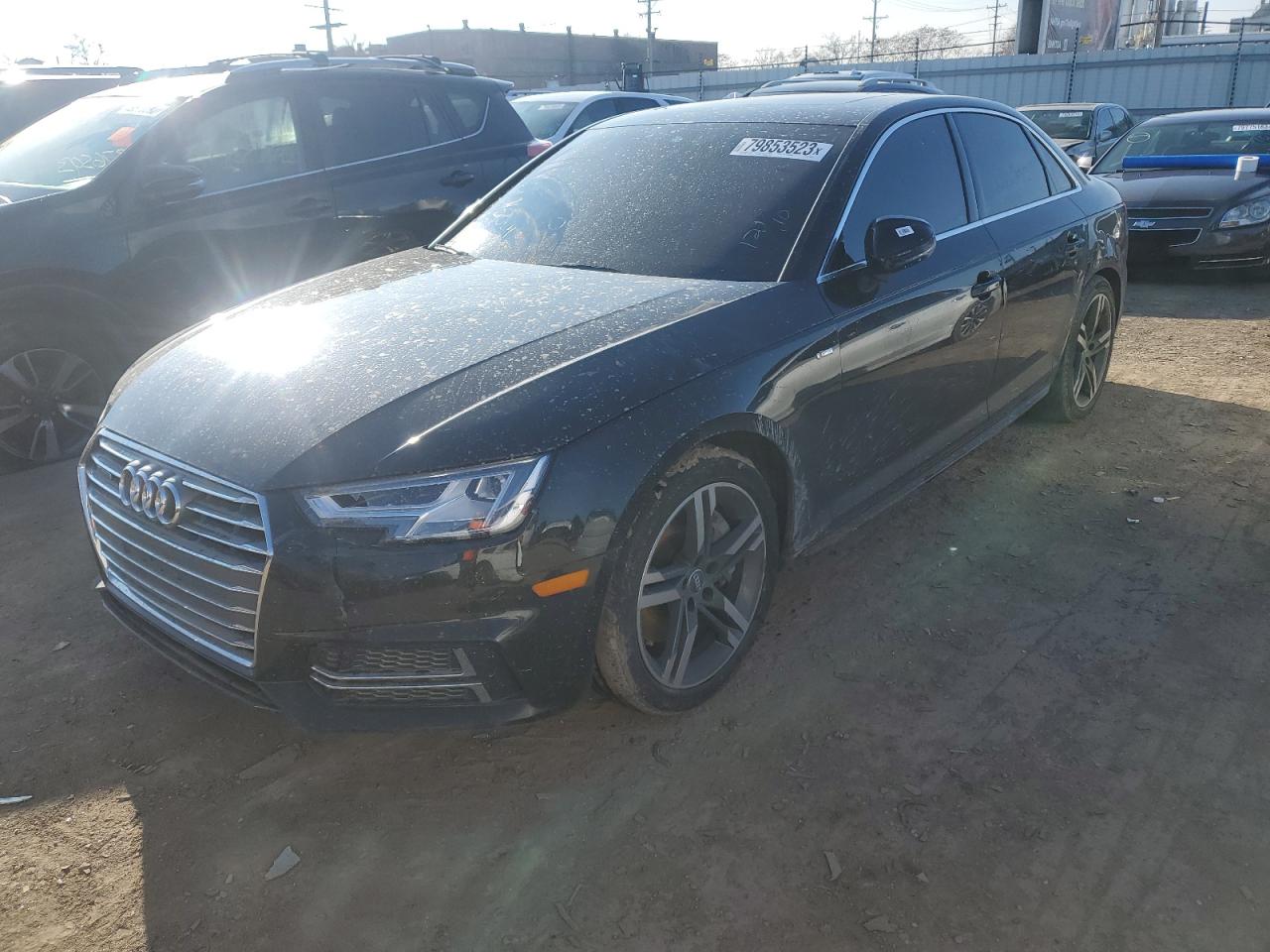 Image 1 of 2017 AUDI A4 PREMIUM PLUS 2017 with VIN WAUENAF43HN067789