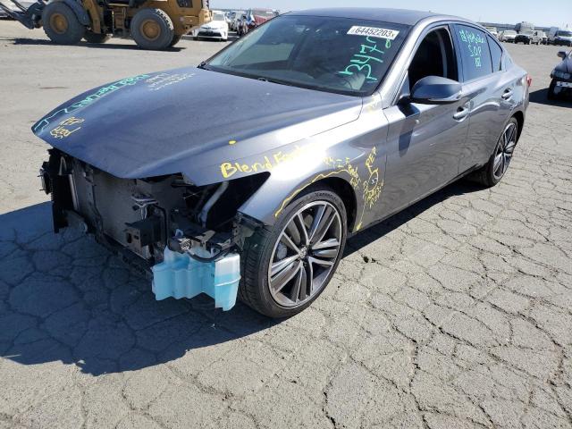 Image 1 of 2015 INFINITI Q50 BASE 2015 with VIN JN1BV7AP7FM350812