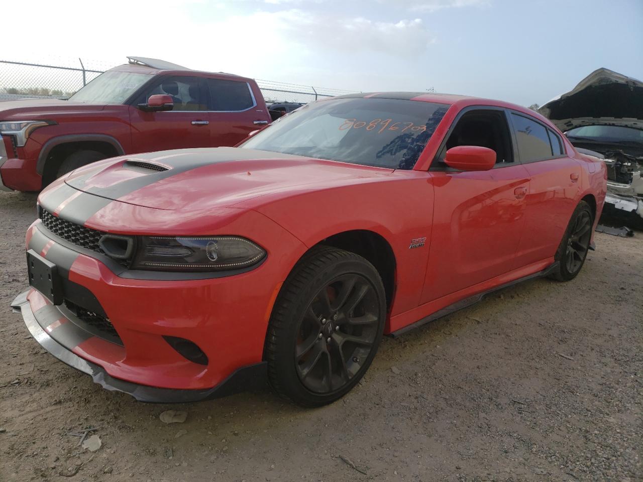 Image 1 of 2022 DODGE CHARGER SCAT PACK 2022 with VIN 2C3CDXGJ2NH229831