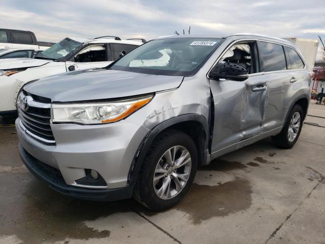 Obraz 1 z 2015 TOYOTA HIGHLANDER XLE 2015 z VIN 5TDKKRFH9FS097838
