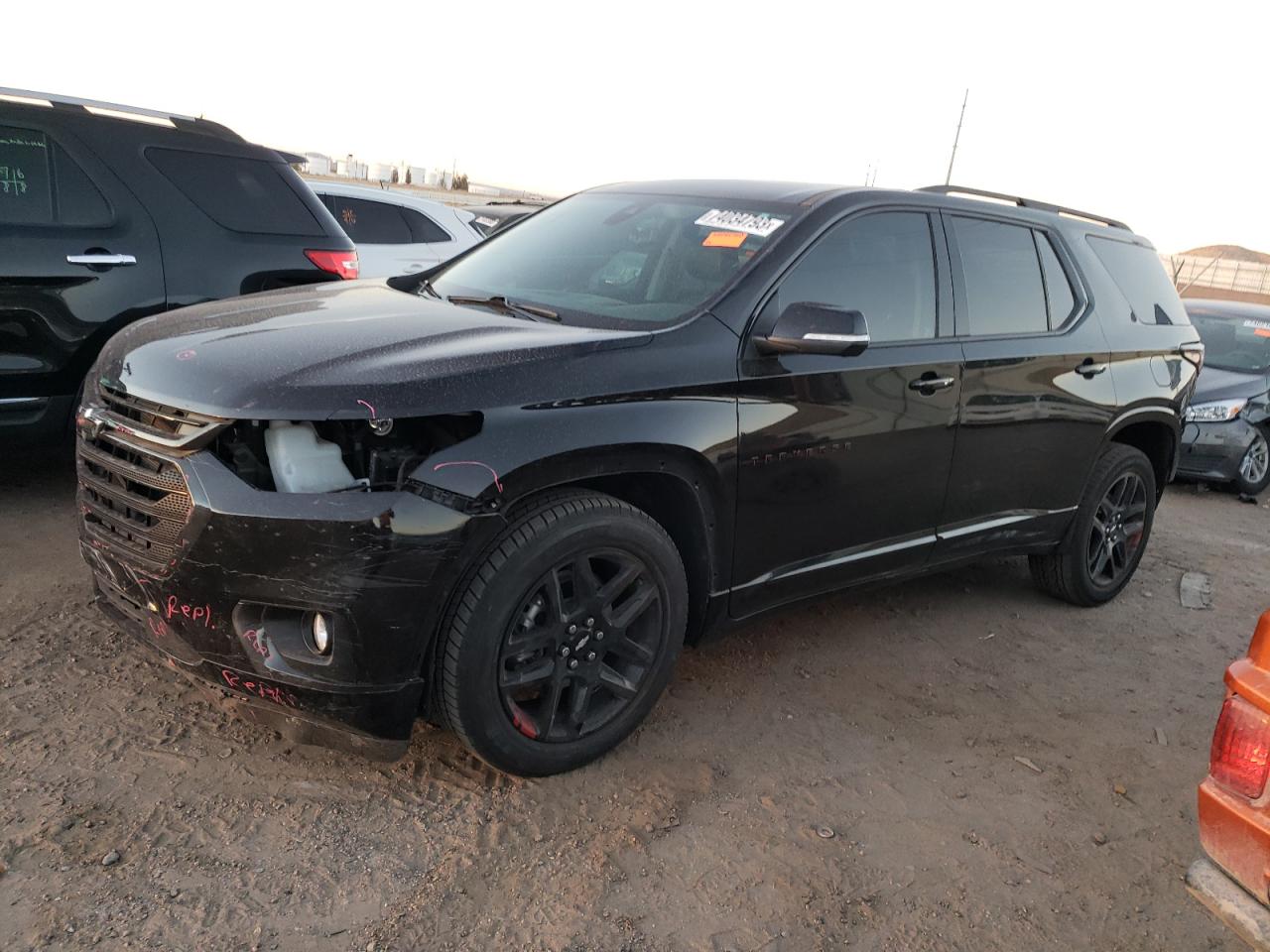 Image 1 of 2021 CHEVROLET TRAVERSE PREMIER 2021 with VIN 1GNEVKKW7MJ239220
