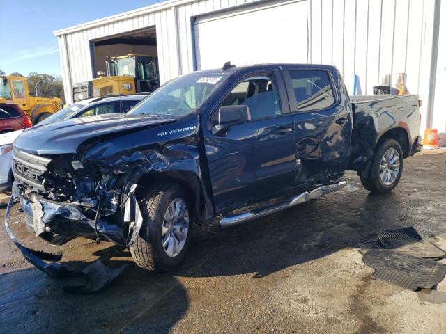 Image 1 of 2022 CHEVROLET SILVERADO K1500 CUSTOM 2022 with VIN 1GCPDBEK1NZ621632