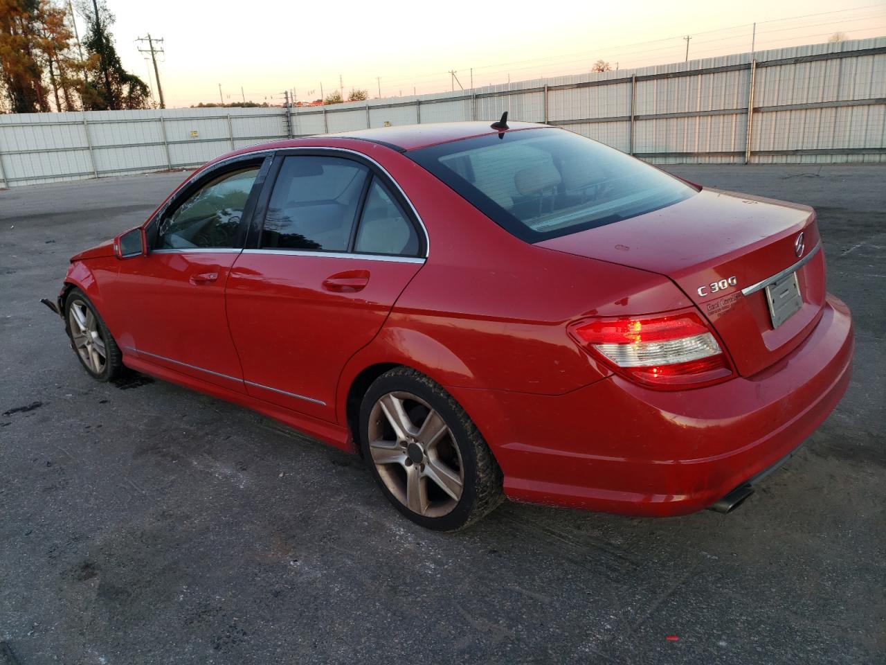 Image 2 of 2011 MERCEDES-BENZ C 300 2011 with VIN WDDGF5EB9BA516896