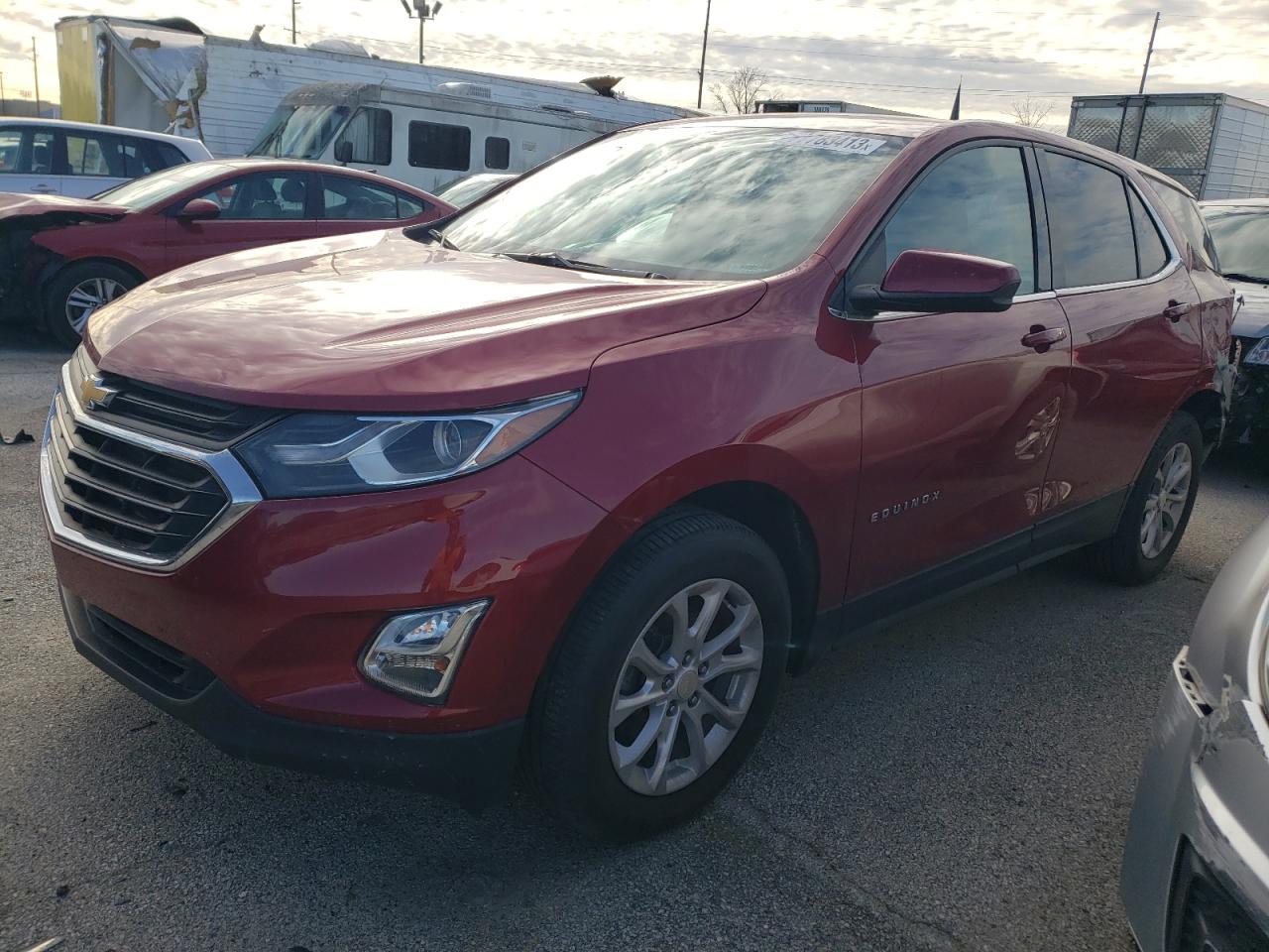 Image 1 of 2020 CHEVROLET EQUINOX LT 2020 with VIN 3GNAXKEV4LS502871