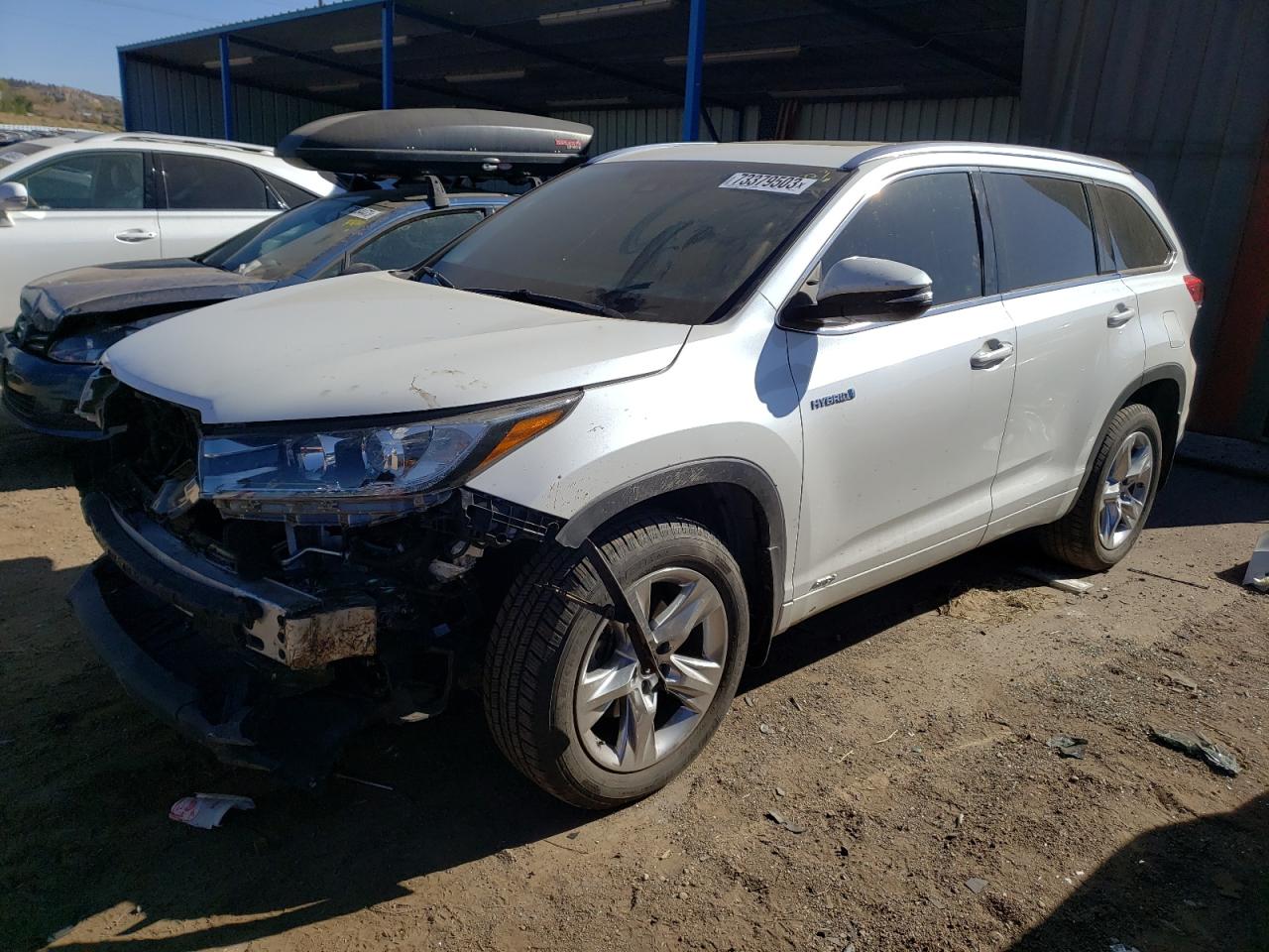 Image 1 of 2017 TOYOTA HIGHLANDER HYBRID LIMITED 2017 with VIN 5TDDGRFH7HS036291