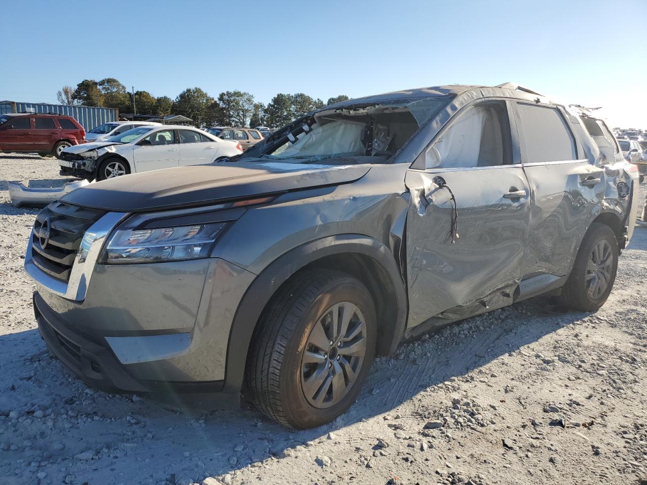 Image 1 of 2022 NISSAN PATHFINDER SV 2022 with VIN 5N1DR3BB7NC223838