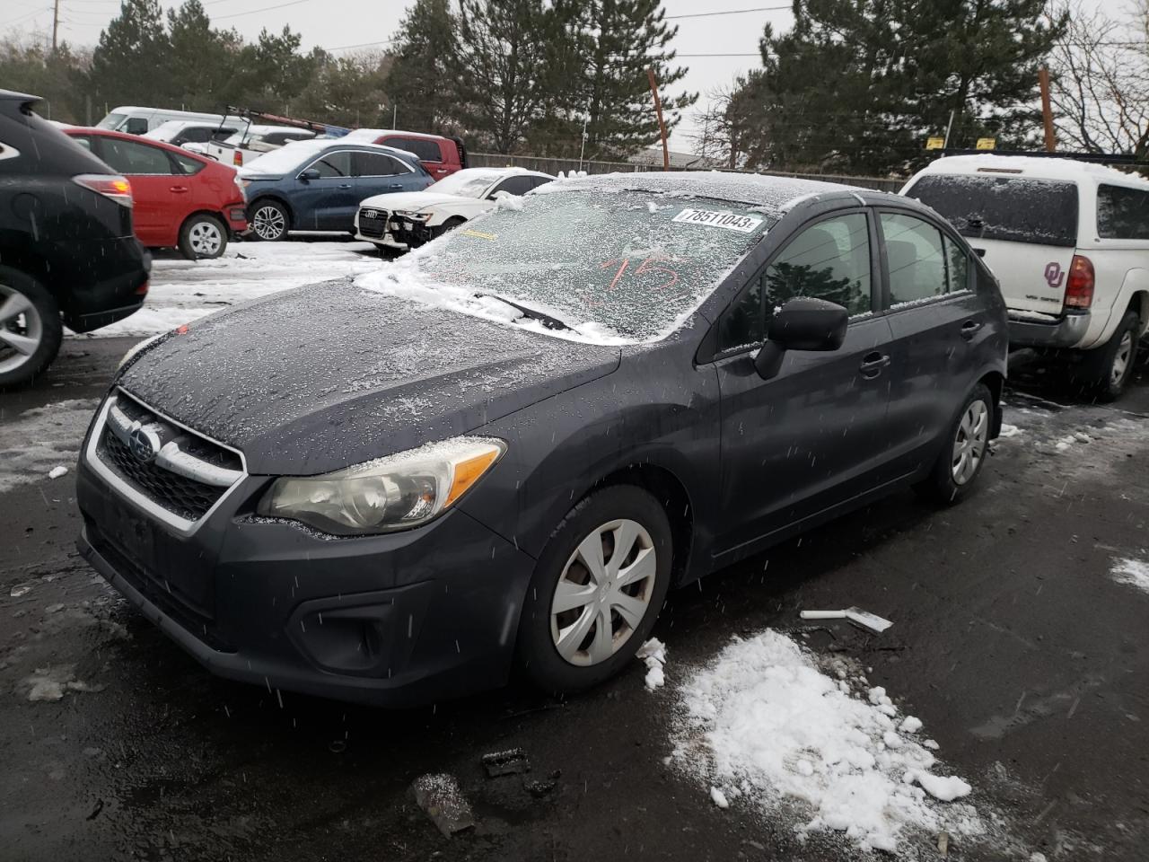 Image 1 of 2012 SUBARU IMPREZA  2012 with VIN JF1GJAA66CH012914