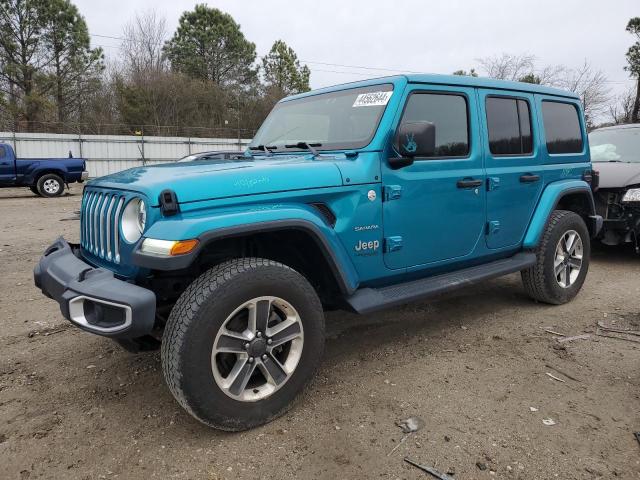 Image 1 of 2020 JEEP WRANGLER UNLIMITED SAHARA 2020 with VIN 1C4HJXEG1LW233062