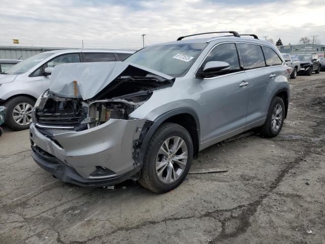 Image 1 of 2014 TOYOTA HIGHLANDER XLE 2014 with VIN 5TDJKRFH2ES021632