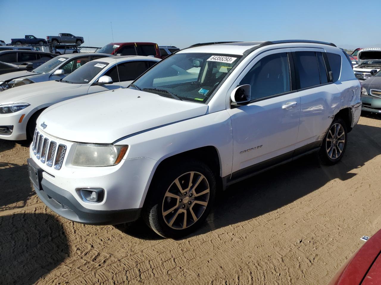 Image 1 of 2014 JEEP COMPASS LIMITED 2014 with VIN 1C4NJDCBXED722499