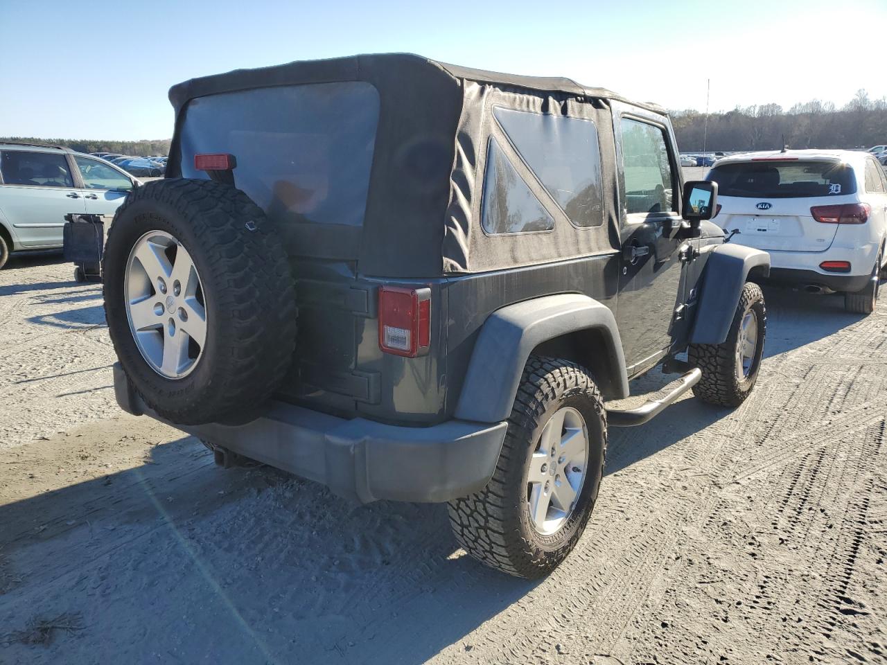 Image 3 of 2008 JEEP WRANGLER X 2008 with VIN 1J4FA24138L550299