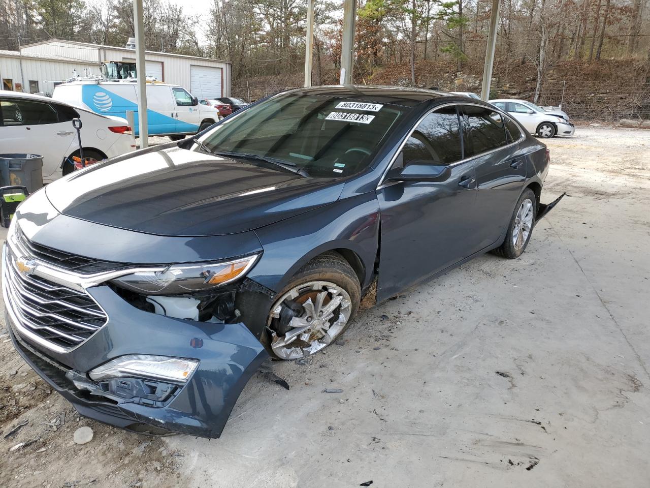 Image 1 of 2020 CHEVROLET MALIBU LT 2020 with VIN 1G1ZD5ST1LF076580