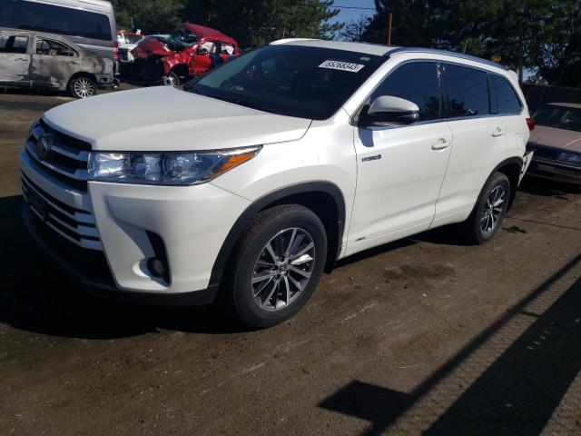 Image 1 of 2017 TOYOTA HIGHLANDER HYBRID 2017 with VIN 5TDJGRFH5HS032257