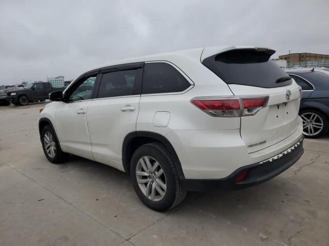 Image 2 of 2015 TOYOTA HIGHLANDER LE 2015 with VIN 5TDZARFHXFS012796