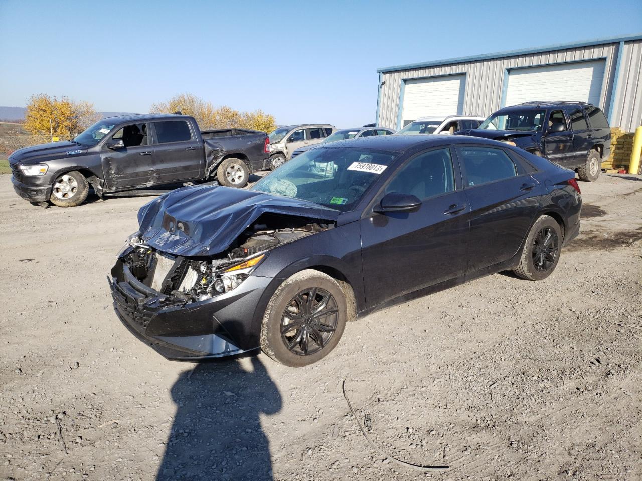 Image 1 of 2023 HYUNDAI ELANTRA SEL 2023 with VIN 5NPLM4AG2PH100764